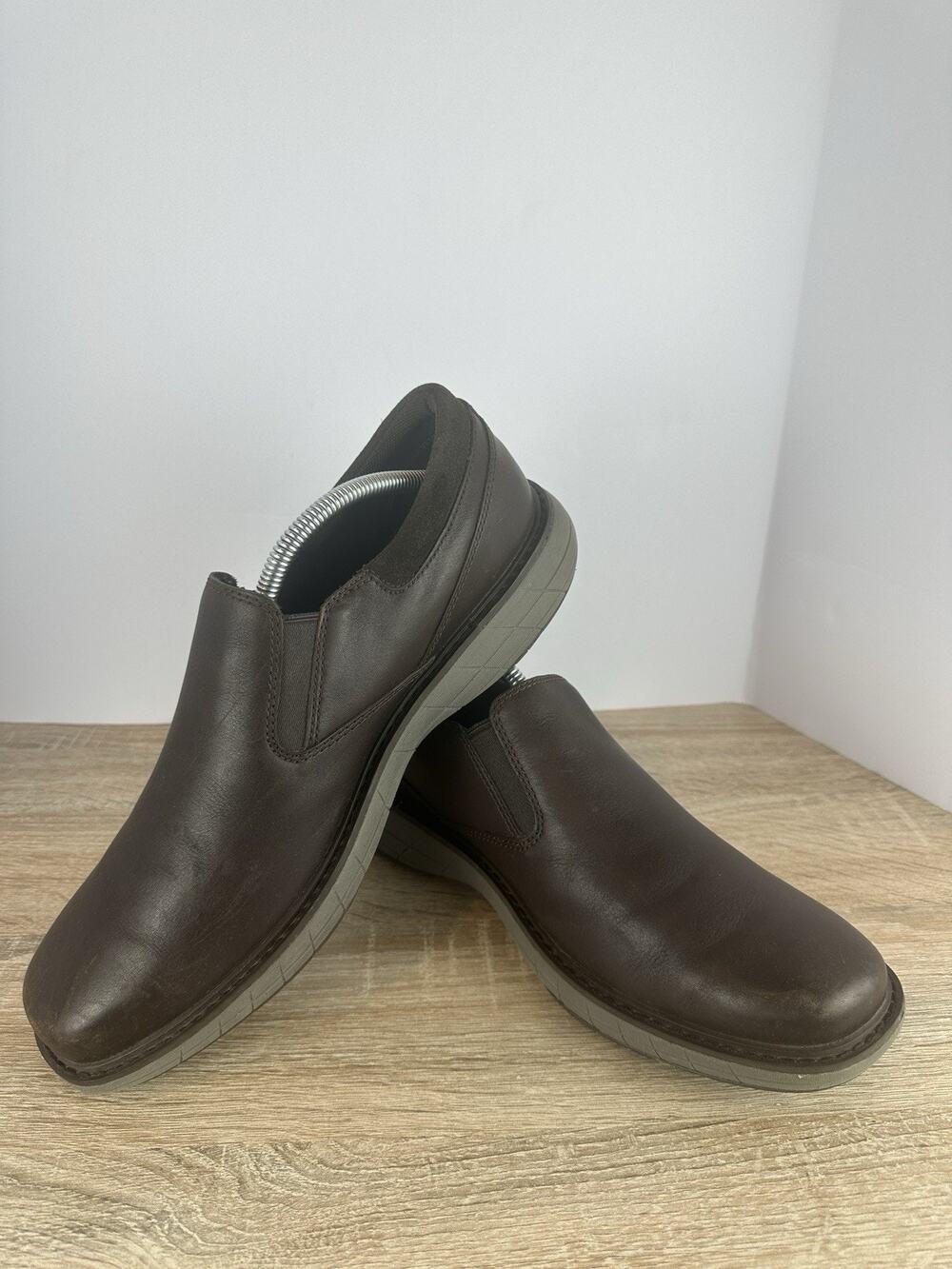 Merrell J97577 Men’s Brown Leather Slip On Casual Comfort Shoes US 11
